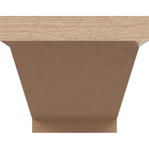 4in. W X 8in. D X 4in. H Series 3 Wide Burlington Rough Cedar Woodgrain TimberThane Corbel, Tan